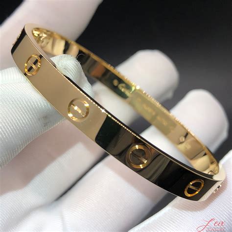 cartier love bracelet solid gold.